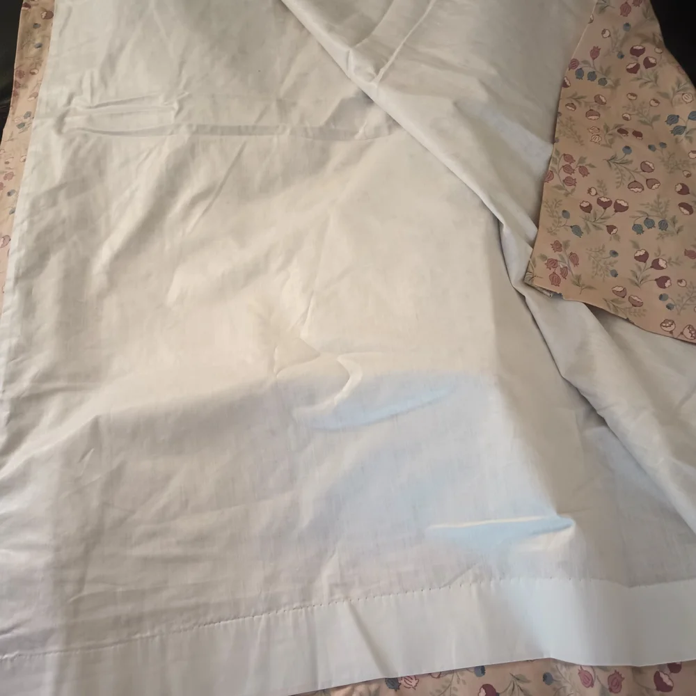 Pinch Pleat Curtains 2 Panels Floral in Cream Background